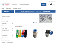 Tablet Screenshot of pneumaticdepot.com